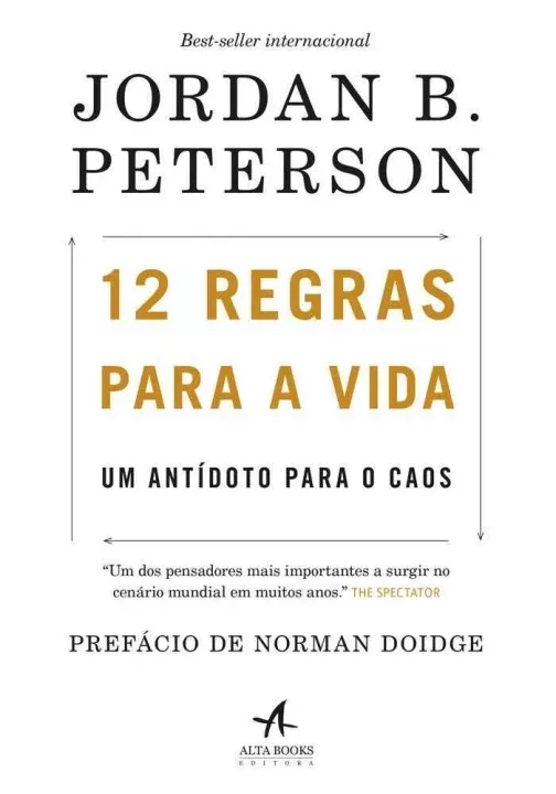 Capa do Livro 12 Regras para a Vida de Jordan B. Peterson