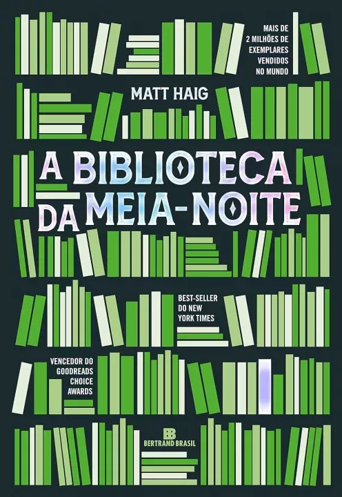 Capa do Livro A Biblioteca da Meia-Noite por Matt Haig