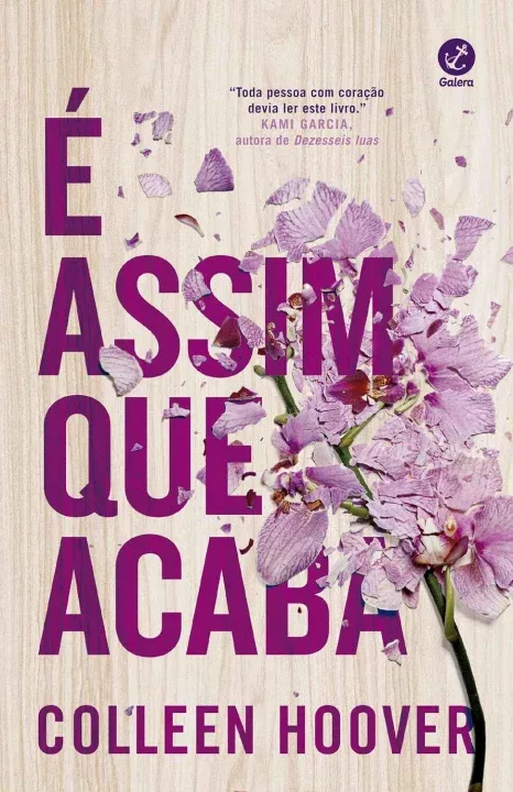 Capa do Livro é Assim que Acaba - Collen Hoover