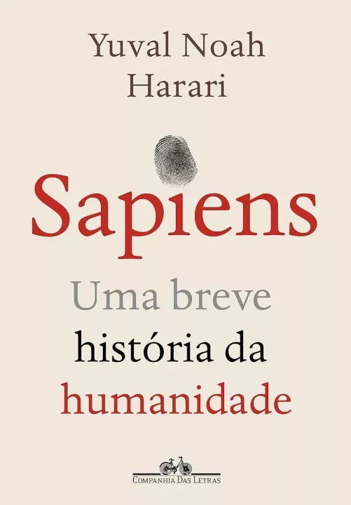 Capa do livro Sapiens: Uma breve história da humanidade